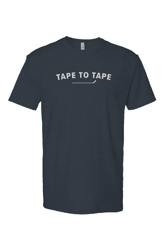 Tape to Tape Breakaway Performance Tee Navy Blue | Barn Garb Hockey Threads