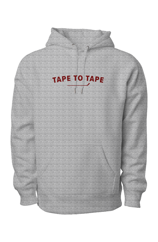 Tape to Tape Legend Heavyweight Hoodie Grey | Barn Garb Hockey Threads