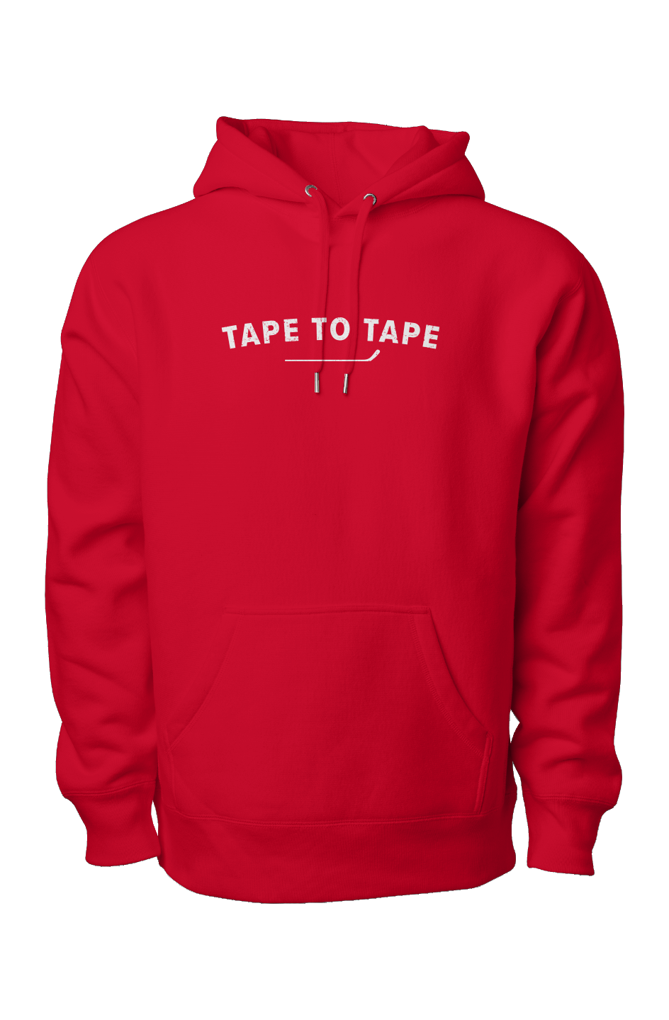 Tape to Tape Legend Heavyweight Hoodie Red | Barn Garb Hockey Threads