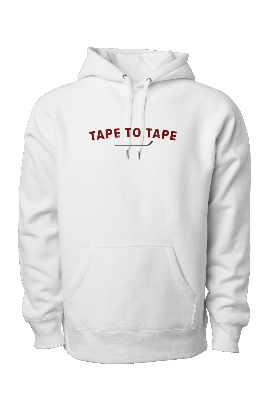 Tape to Tape Legend Heavyweight Hoodie White | Barn Garb Hockey Threads