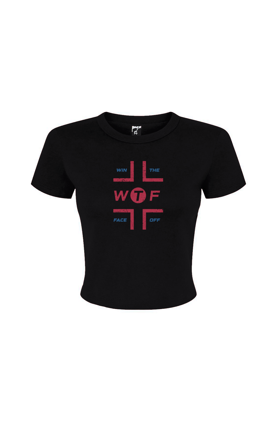 The Barn Babe Hash Clash Micro Rib Baby Tee Black | Barn Garb Hockey Threads