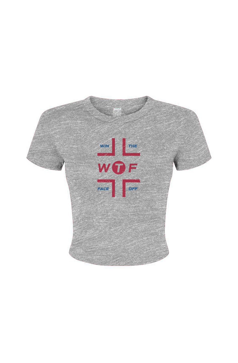 The Barn Babe Hash Clash Micro Rib Baby Tee Grey | Barn Garb Hockey Threads