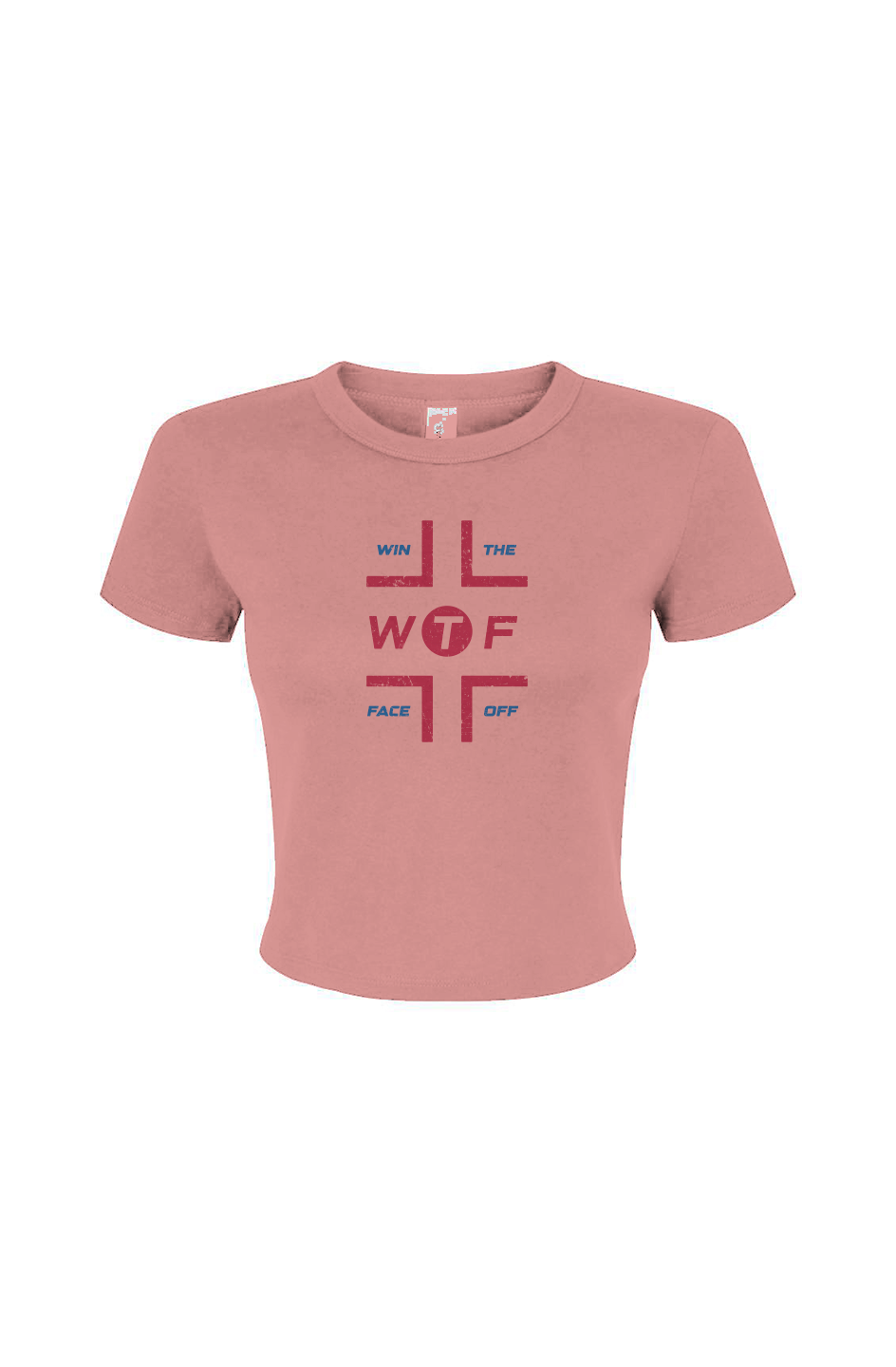 The Barn Babe Hash Clash Micro Rib Baby Tee Pink | Barn Garb Hockey Threads