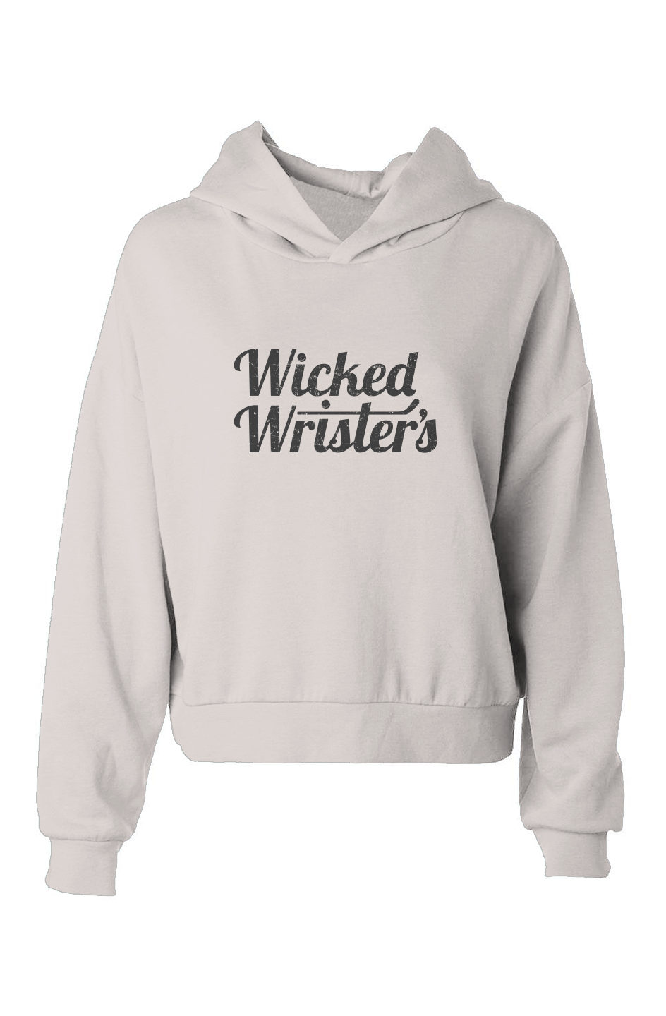 The Barn Babe Wicked Wristers Hip-Height Hoodie White | Barn Garb Hockey Threads