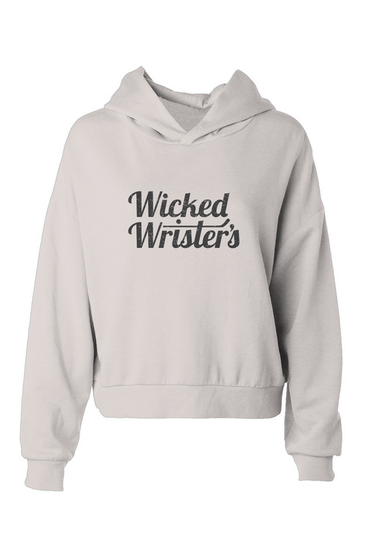 The Barn Babe Wicked Wristers Hip-Height Hoodie White | Barn Garb Hockey Threads
