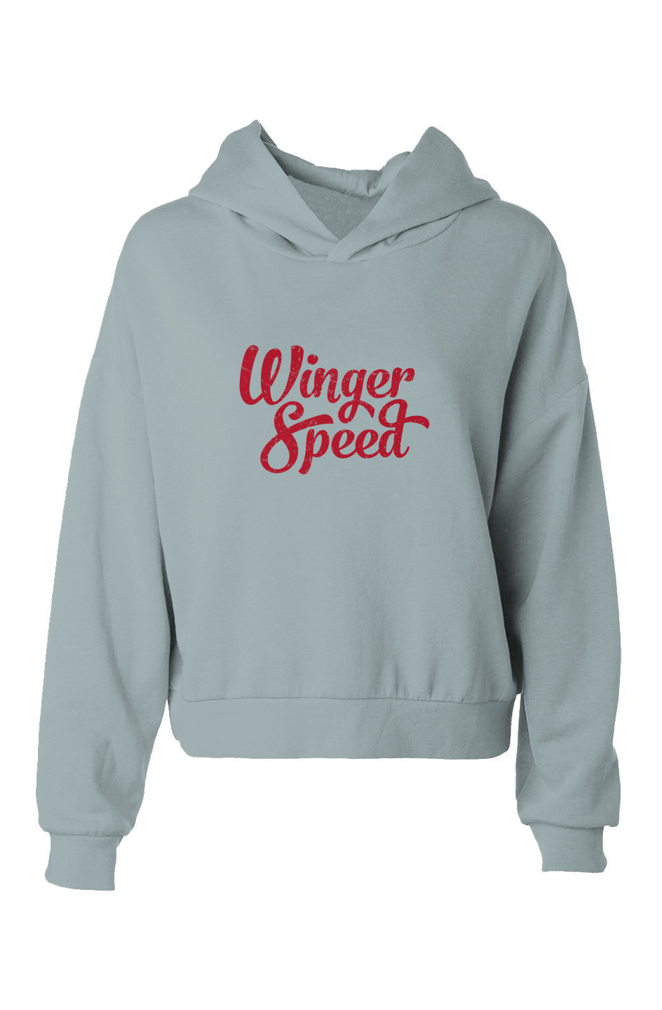 The Barn Babe Winger Speed Hip-Height Hoodie Sage | Barn Garb Hockey Threads