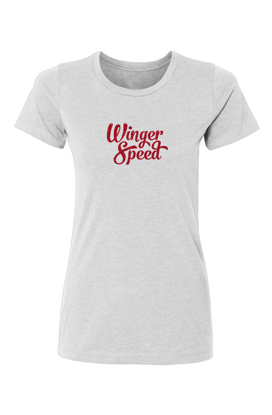 The Barn Babe Winger Speed Tee White | Barn Garb Hockey Threads