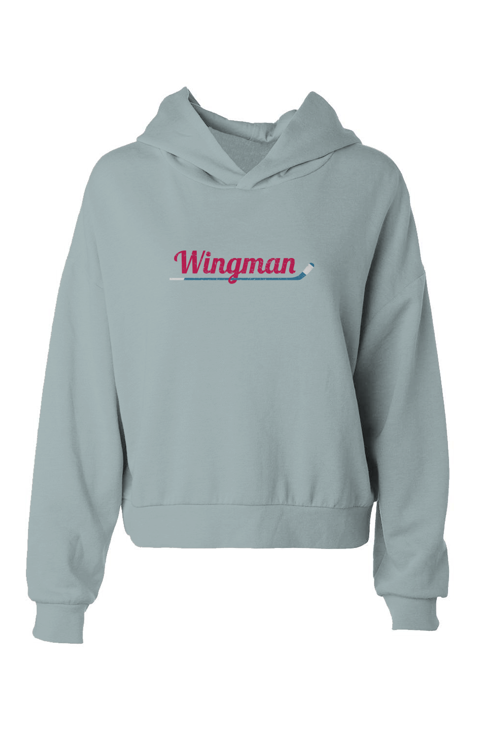 The Barn Babe Wingman Hip-Height Hoodie Blue | Barn Garb Hockey Threads