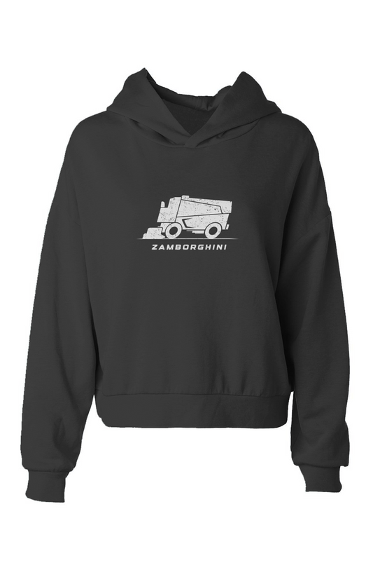 The Barn Babe Zamborghini Hip-Height Hoodie Black | Barn Garb Hockey Threads
