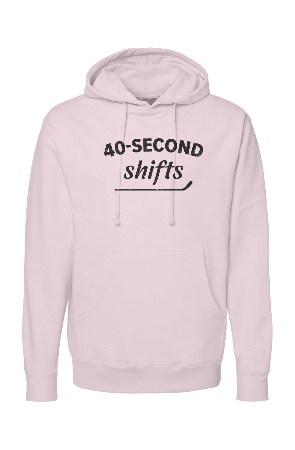 The Bench Boss 40-Second Shifts Hoodie Pink | Barn Garb Hockey Threads