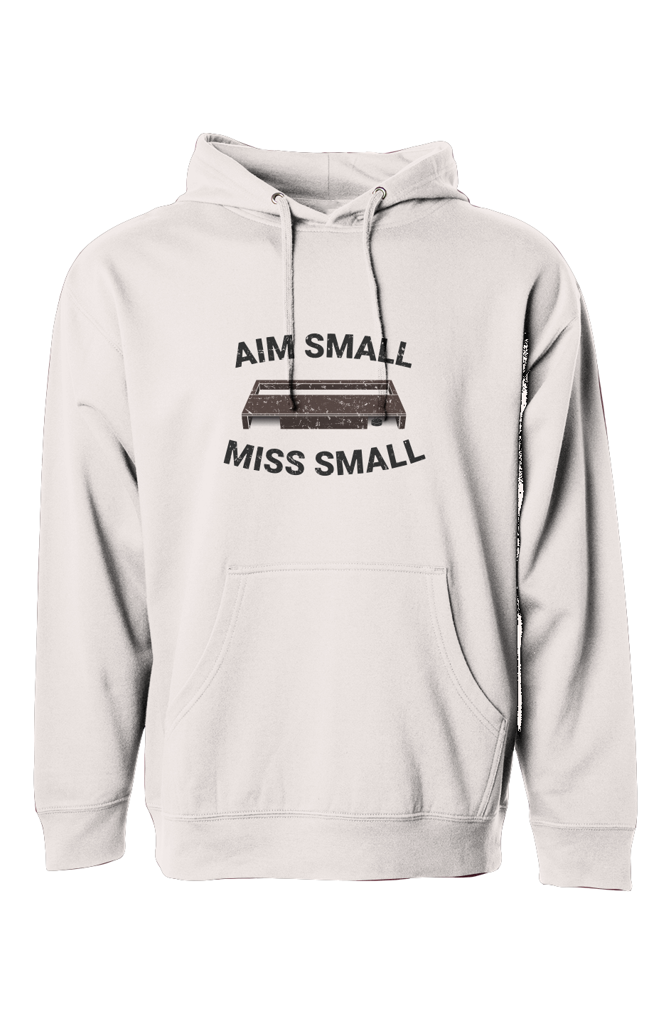 The Bench Boss Aim Small Miss Small Hoodie Bone | Barn Garb Hockey Threads