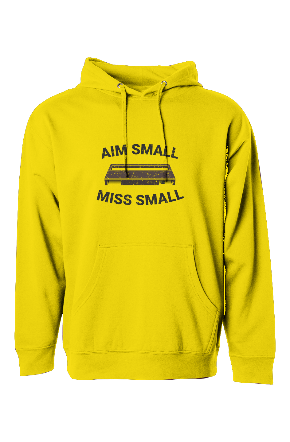 The Bench Boss Aim Small Miss Small Hoodie Gold | Barn Garb Hockey Threads