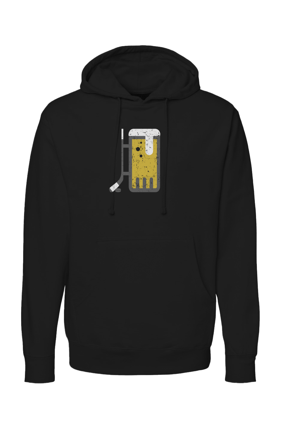 The Bench Boss Bar Down Hoodie Black | Barn Garb Hockey Threads