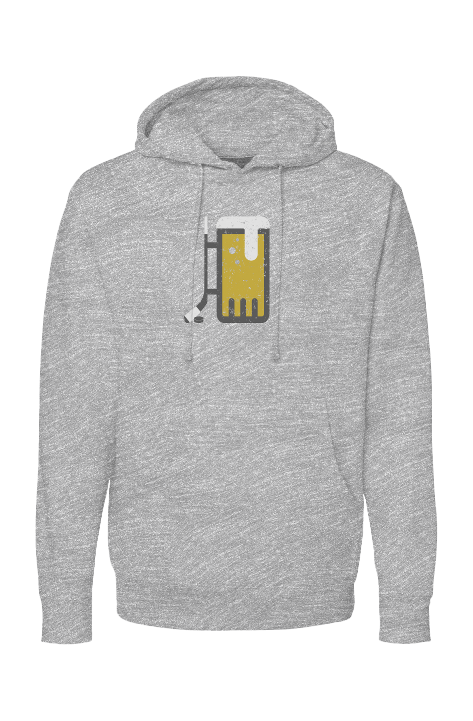 The Bench Boss Bar Down Hoodie Grey | Barn Garb Hockey Threads