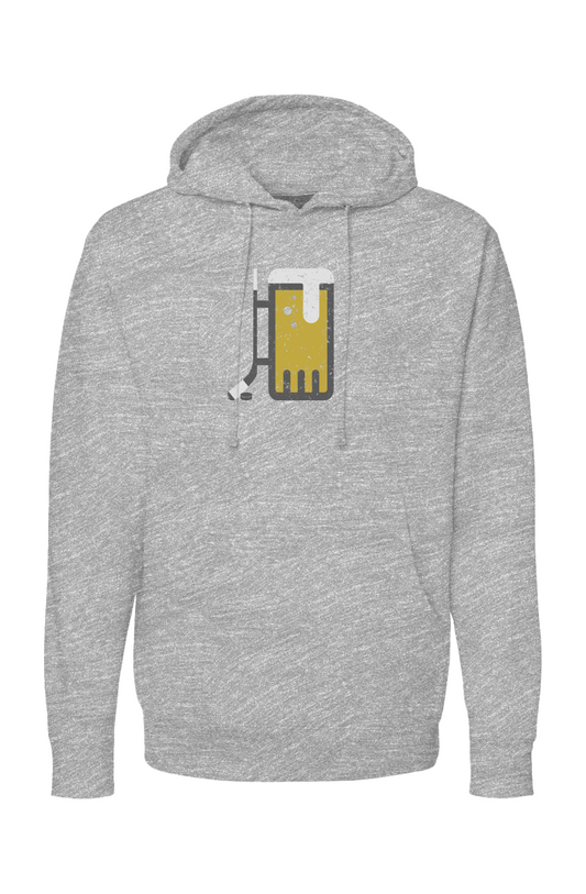 The Bench Boss Bar Down Hoodie Grey | Barn Garb Hockey Threads