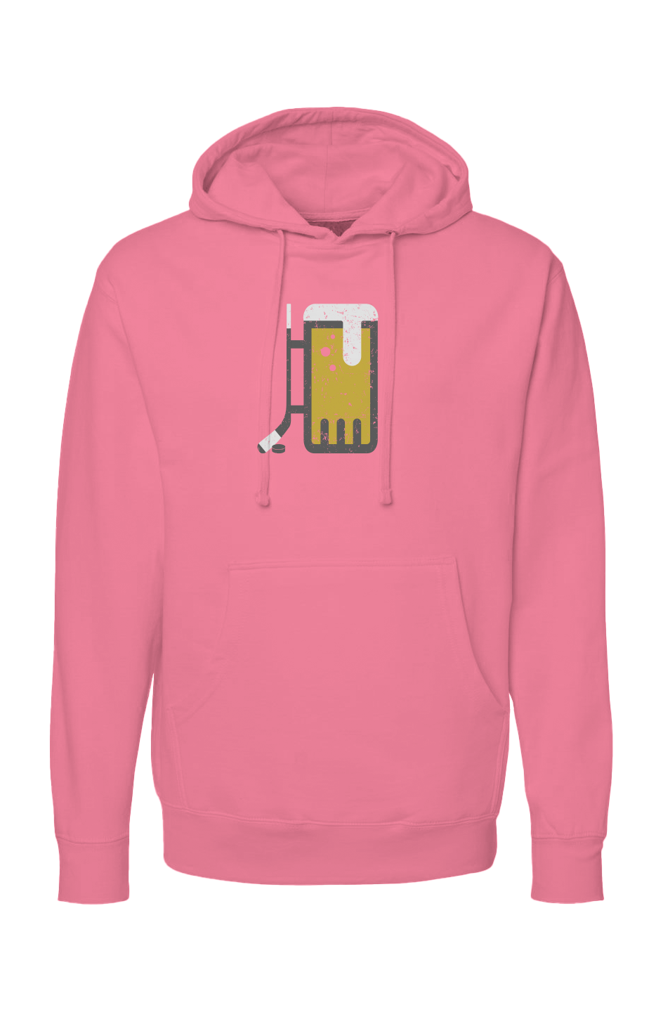 The Bench Boss Bar Down Hoodie Pink | Barn Garb Hockey Threads