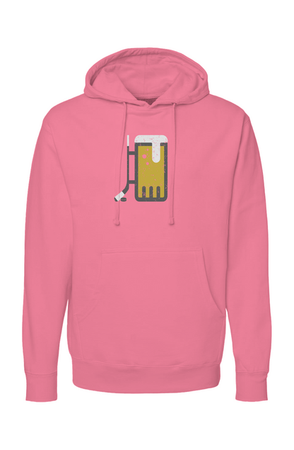 The Bench Boss Bar Down Hoodie Pink | Barn Garb Hockey Threads