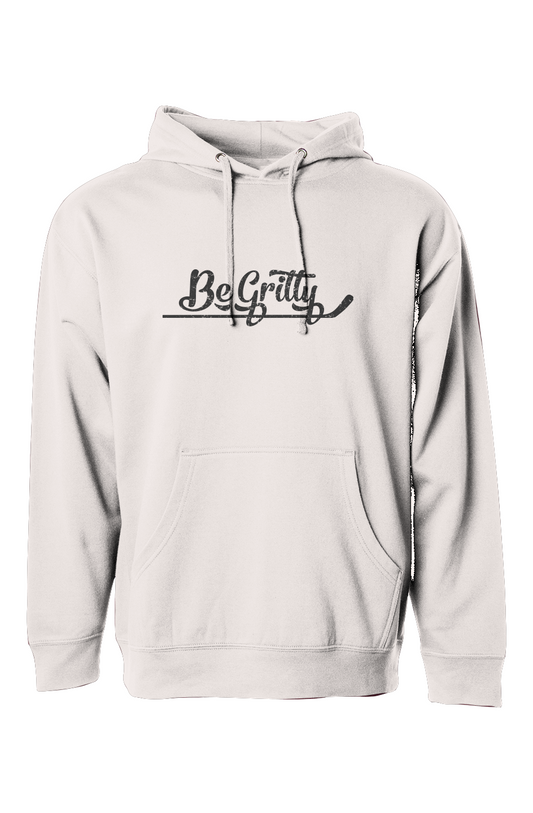 The Bench Boss Be Gritty Hoodie Bone | Barn Garb Hockey Threads