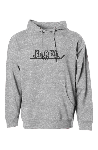 The Bench Boss Be Gritty Hoodie Heather Grey | Barn Garb Hockey Threads