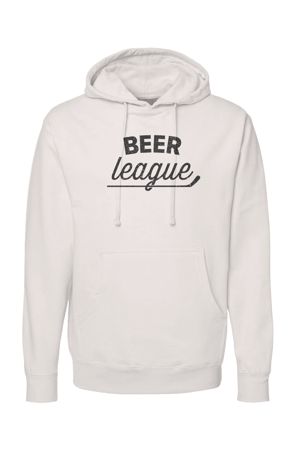 The Bench Boss Beer League Hoodie Bone | Barn Garb Hockey Threads
