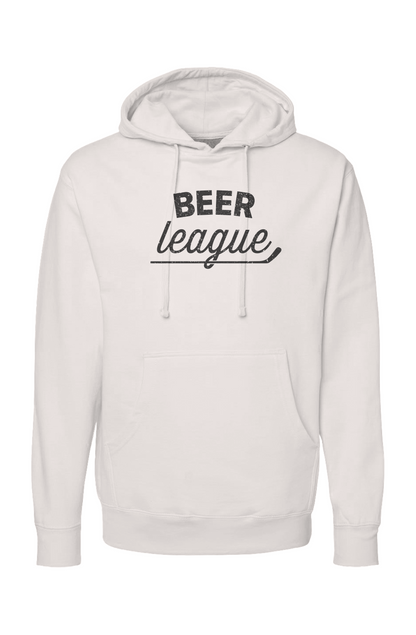 The Bench Boss Beer League Hoodie Bone | Barn Garb Hockey Threads