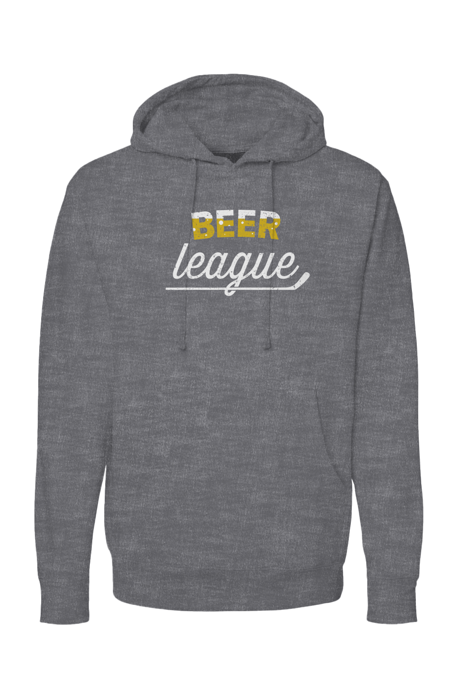 The Bench Boss Beer League Hoodie Dark Grey | Barn Garb Hockey Threads