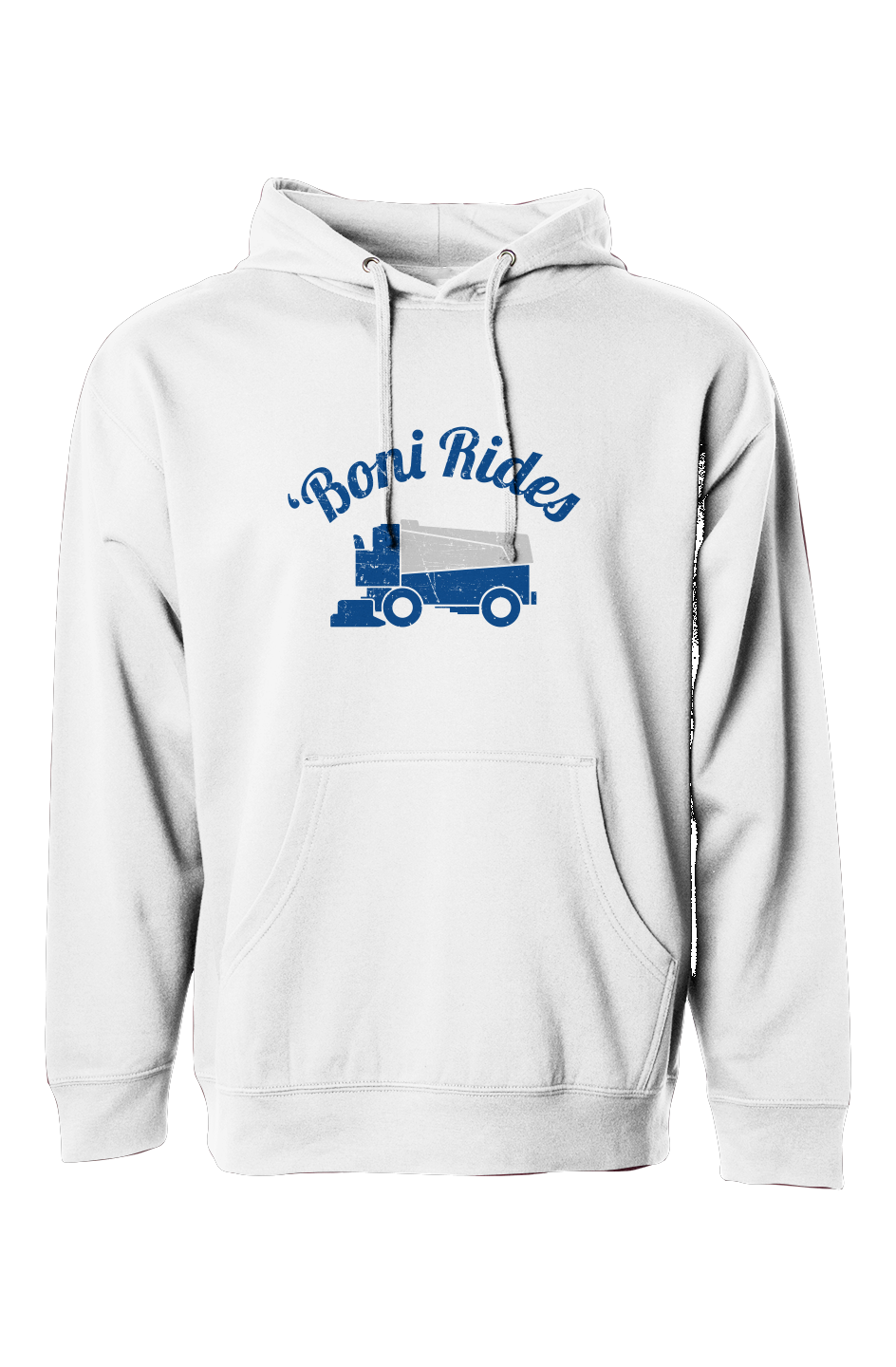 The Bench Boss Boni' Rides Hoodie White | Barn Garb Hockey Threads