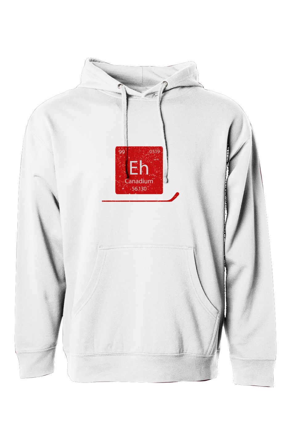 The Bench Boss Canadium Hoodie White | Barn Garb Hockey Threads