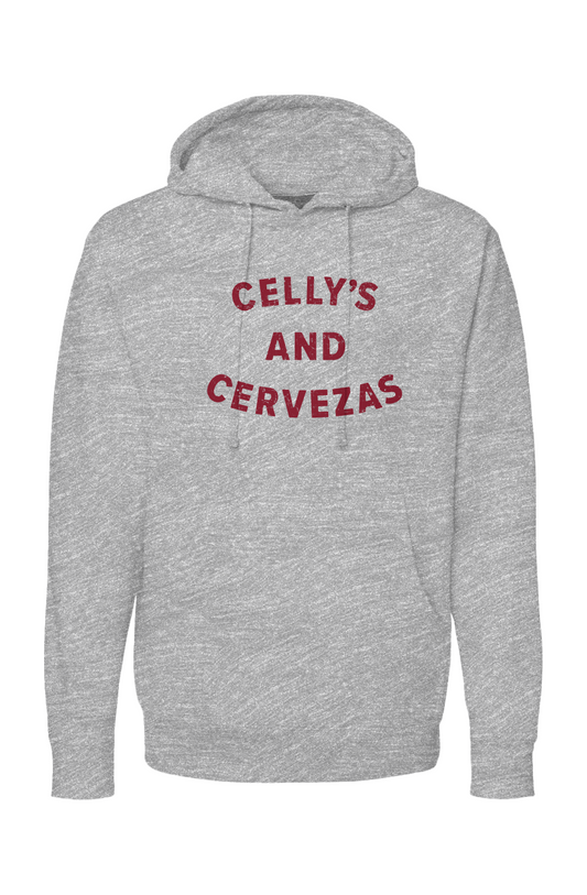 The Bench Boss Celly's and Cervezas Hoodie Grey | Barn Garb Hockey Threads