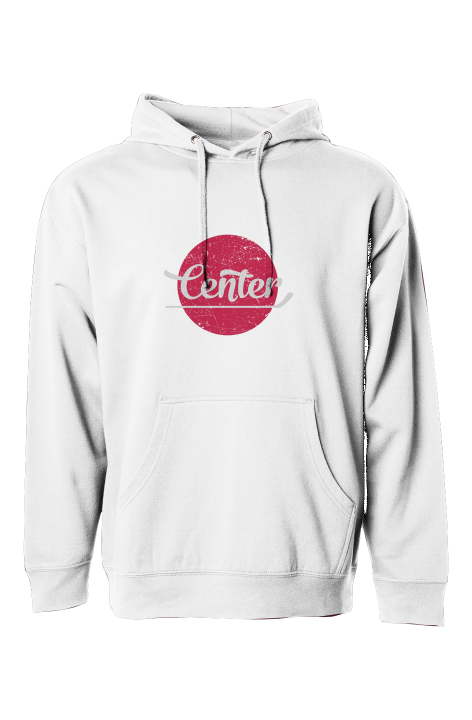 The Bench Boss Center Dot Hoodie White | Barn Garb Hockey Threads
