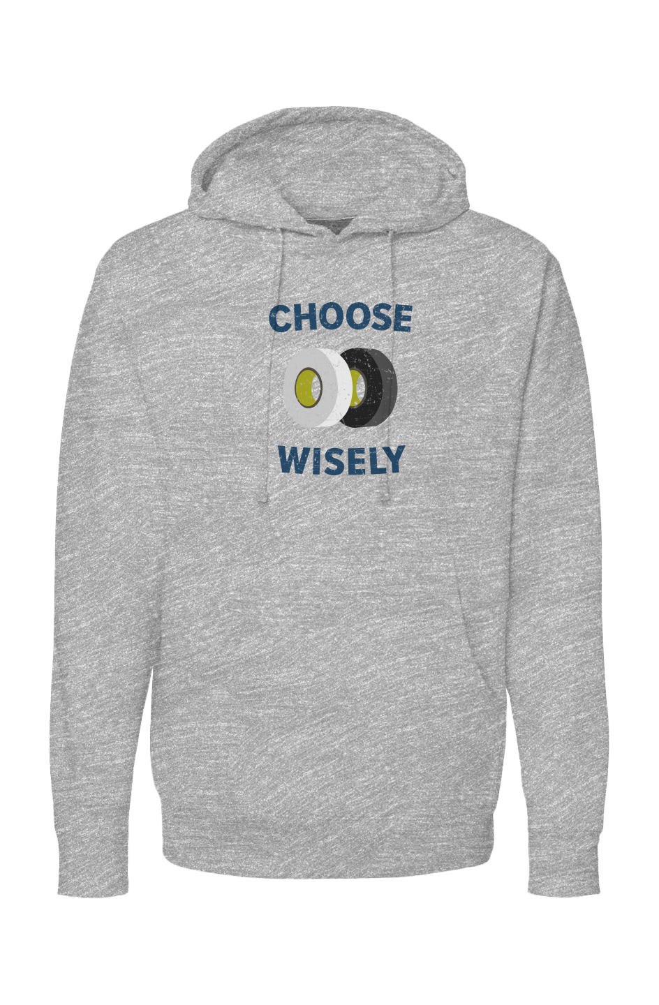 The Bench Boss Choose Wisely Hoodie Grey | Barn Garb Hockey Threads