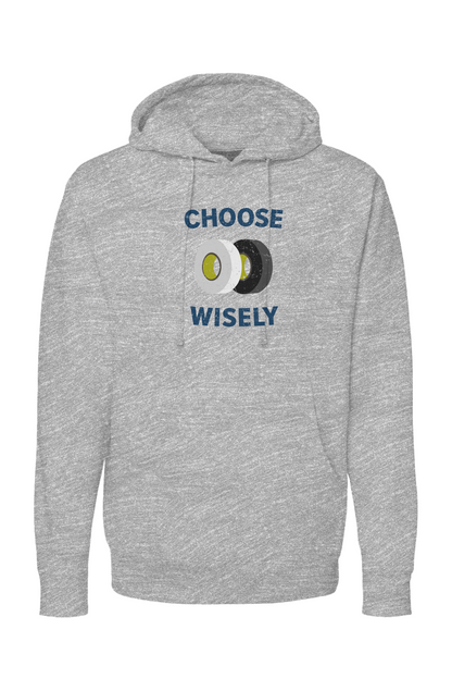 The Bench Boss Choose Wisely Hoodie Grey | Barn Garb Hockey Threads