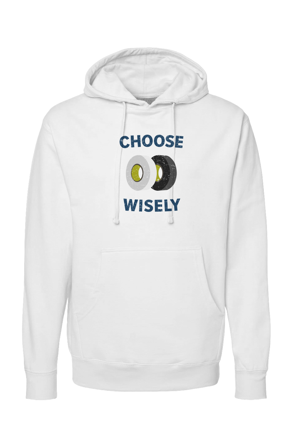 The Bench Boss Choose Wisely Hoodie White | Barn Garb Hockey Threads