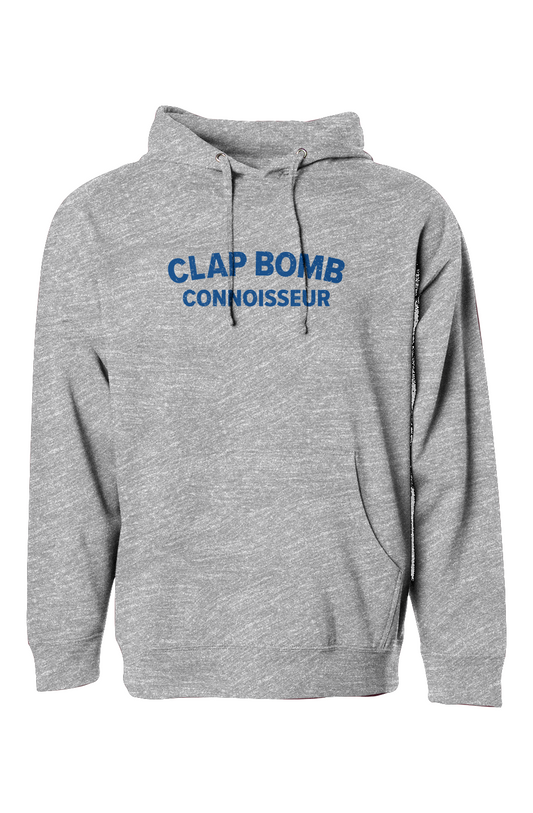 The Bench Boss Clap Bomb Connoisseur Hoodie Grey | Barn Garb Hockey Threads