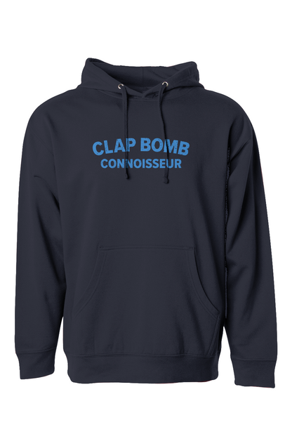 The Bench Boss Clap Bomb Connoisseur Hoodie Navy Blue | Barn Garb Hockey Threads