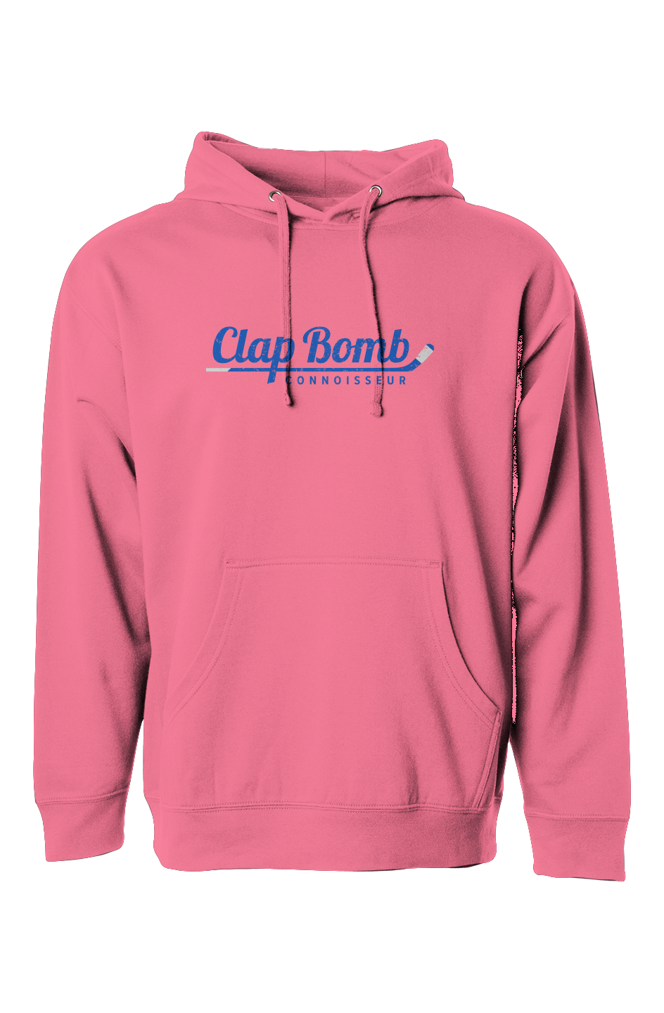 The Bench Boss Clap Bomb Connoisseur Stick Hoodie Pink | Barn Garb Hockey Threads