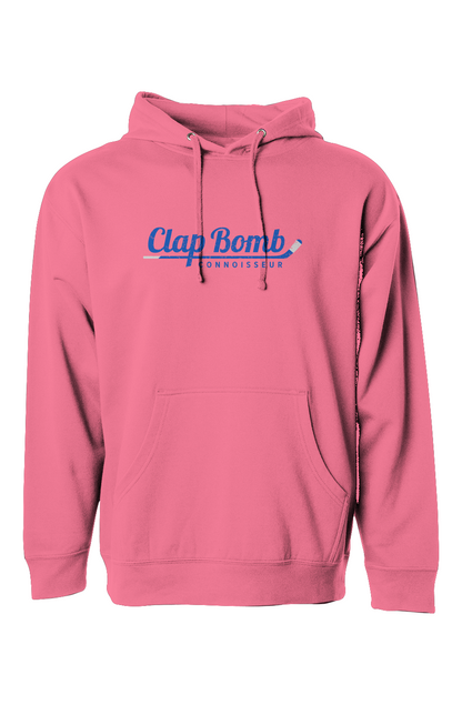 The Bench Boss Clap Bomb Connoisseur Stick Hoodie Pink | Barn Garb Hockey Threads