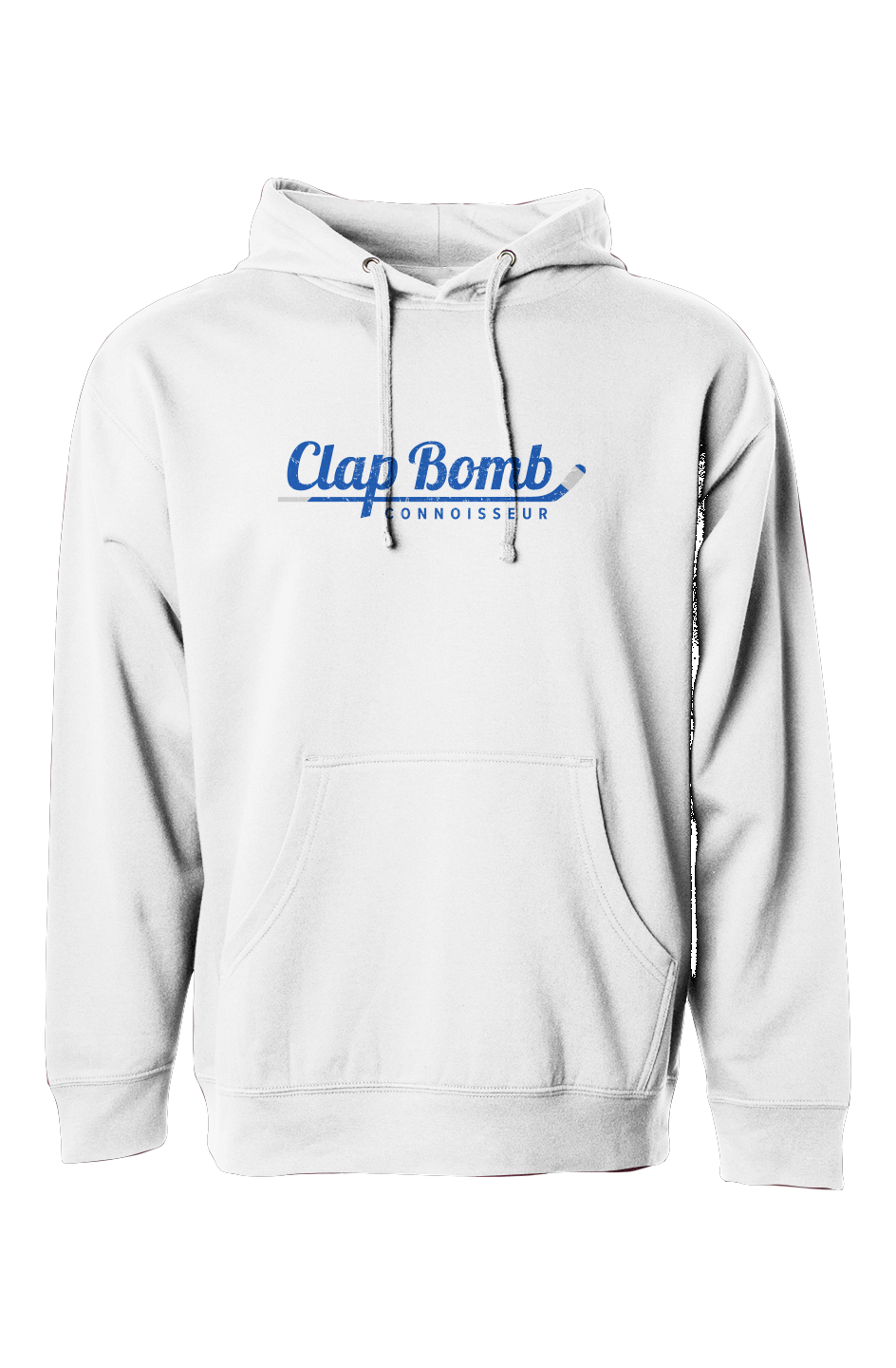 The Bench Boss Clap Bomb Connoisseur Stick Hoodie White | Barn Garb Hockey Threads