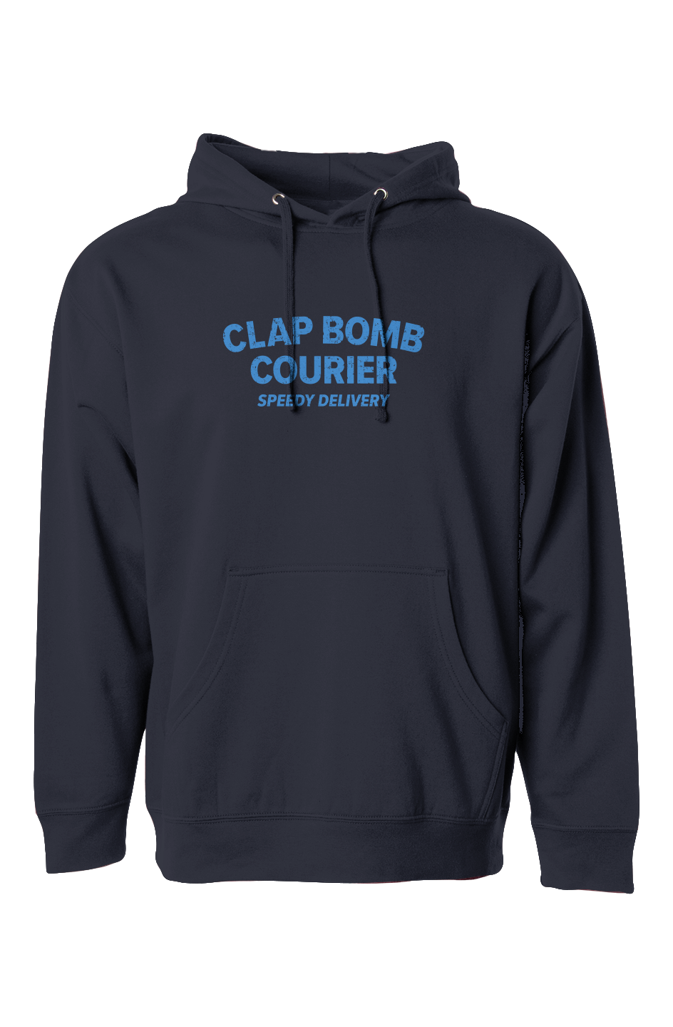 The Bench Boss Clap Bomb Courier Hoodie Navy Blue | Barn Garb Hockey Threads