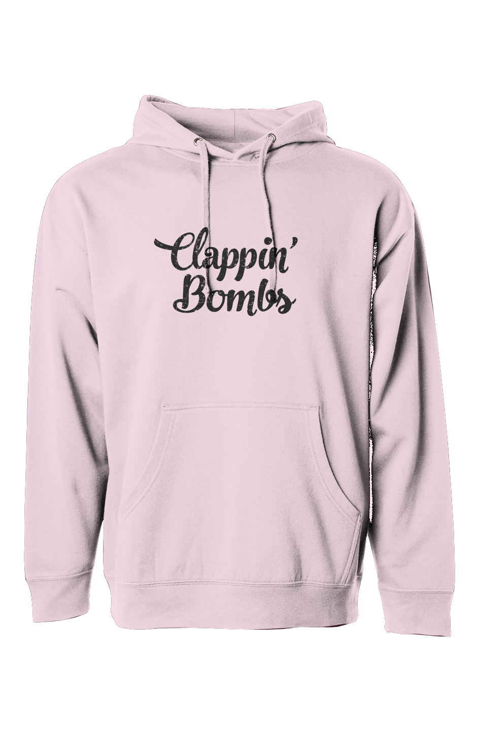 The Bench Boss Clappin' Bombs Watching Hoodie Pink | Barn Garb Hockey Threads