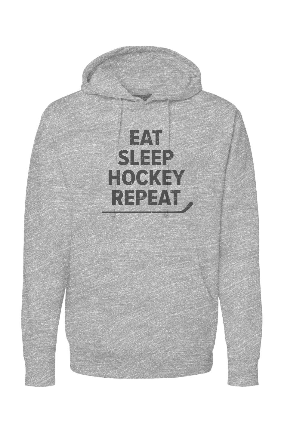 The Bench Boss Eat Sleep Hockey Hoodie Grey | Barn Garb Hockey Threads