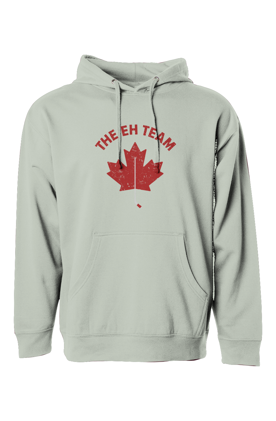 The Bench Boss Eh Team Hoodie Sage | Barn Garb Hockey Threads