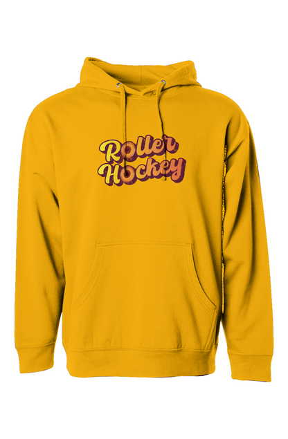 The Bench Boss Feeling Groovy Roller Hockey Hoodie Gold | Barn Garb Hockey Threads