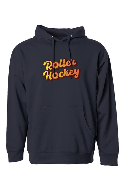 The Bench Boss Feeling Groovy Roller Hockey Hoodie Navy Blue | Barn Garb Hockey Threads
