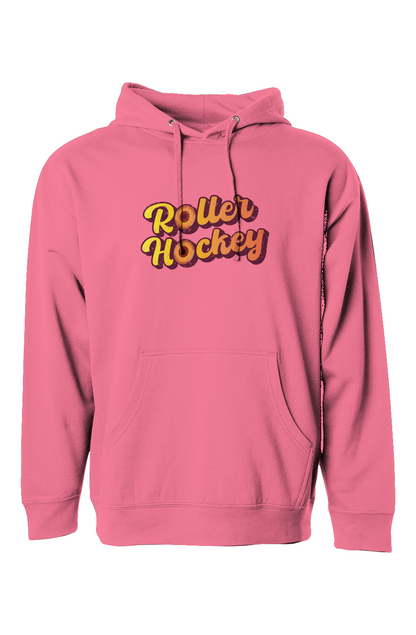 The Bench Boss Feeling Groovy Roller Hockey Hoodie Pink | Barn Garb Hockey Threads