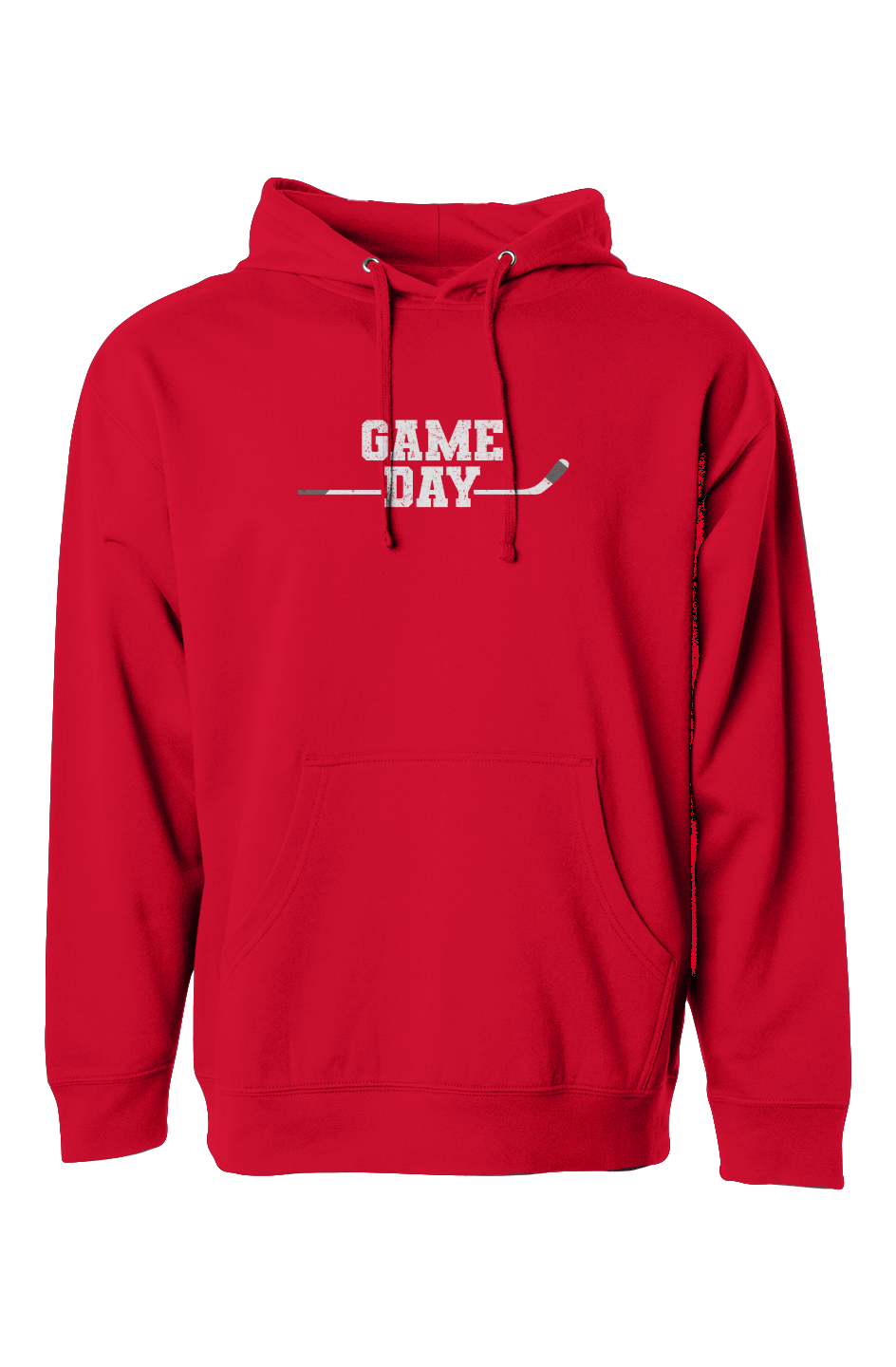 The Bench Boss Game Day Hoodie Red | Barn Garb Hockey Threads