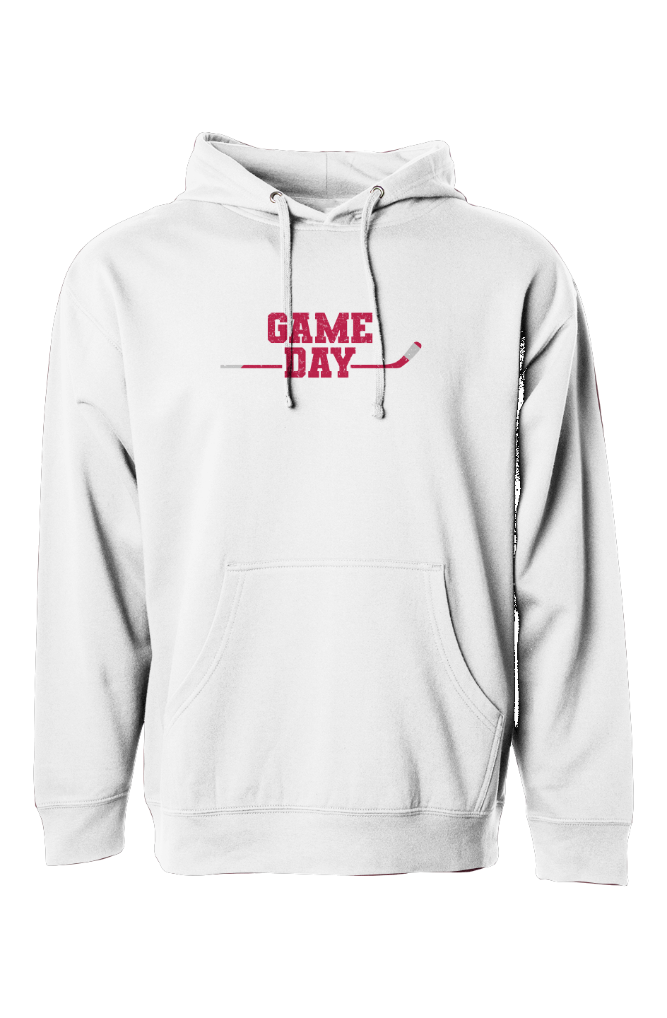 The Bench Boss Game Day Hoodie White | Barn Garb Hockey Threads