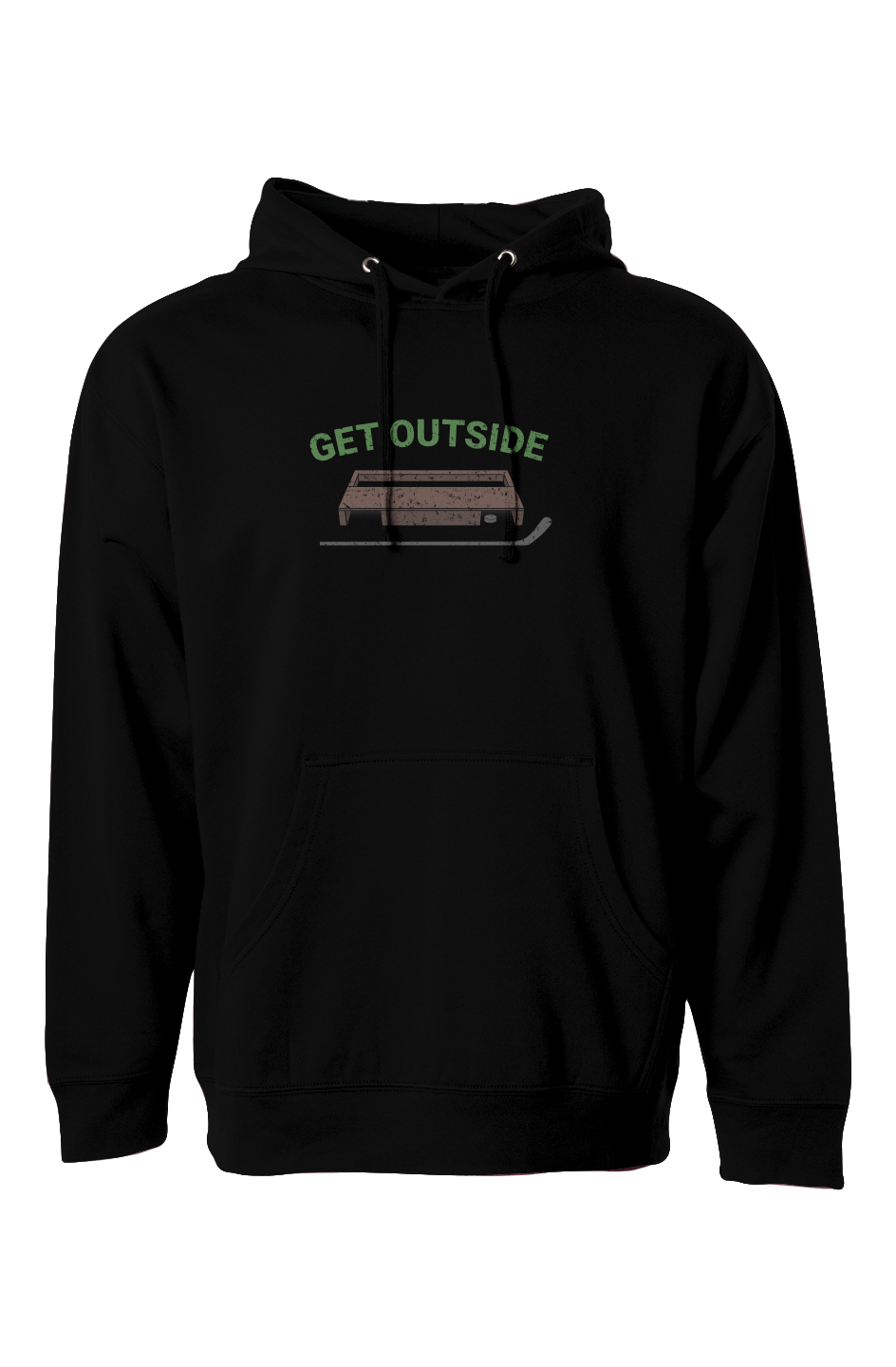 The Bench Boss Get Outside Hoodie Black | Barn Garb Hockey Threads