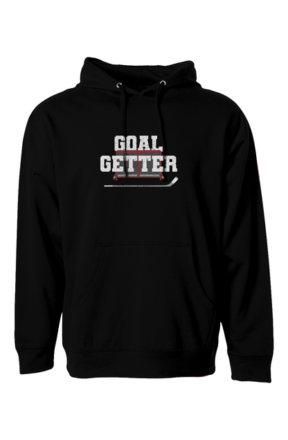 The Bench Boss Goal Getter Hoodie Black  | Barn Garb Hockey Threads