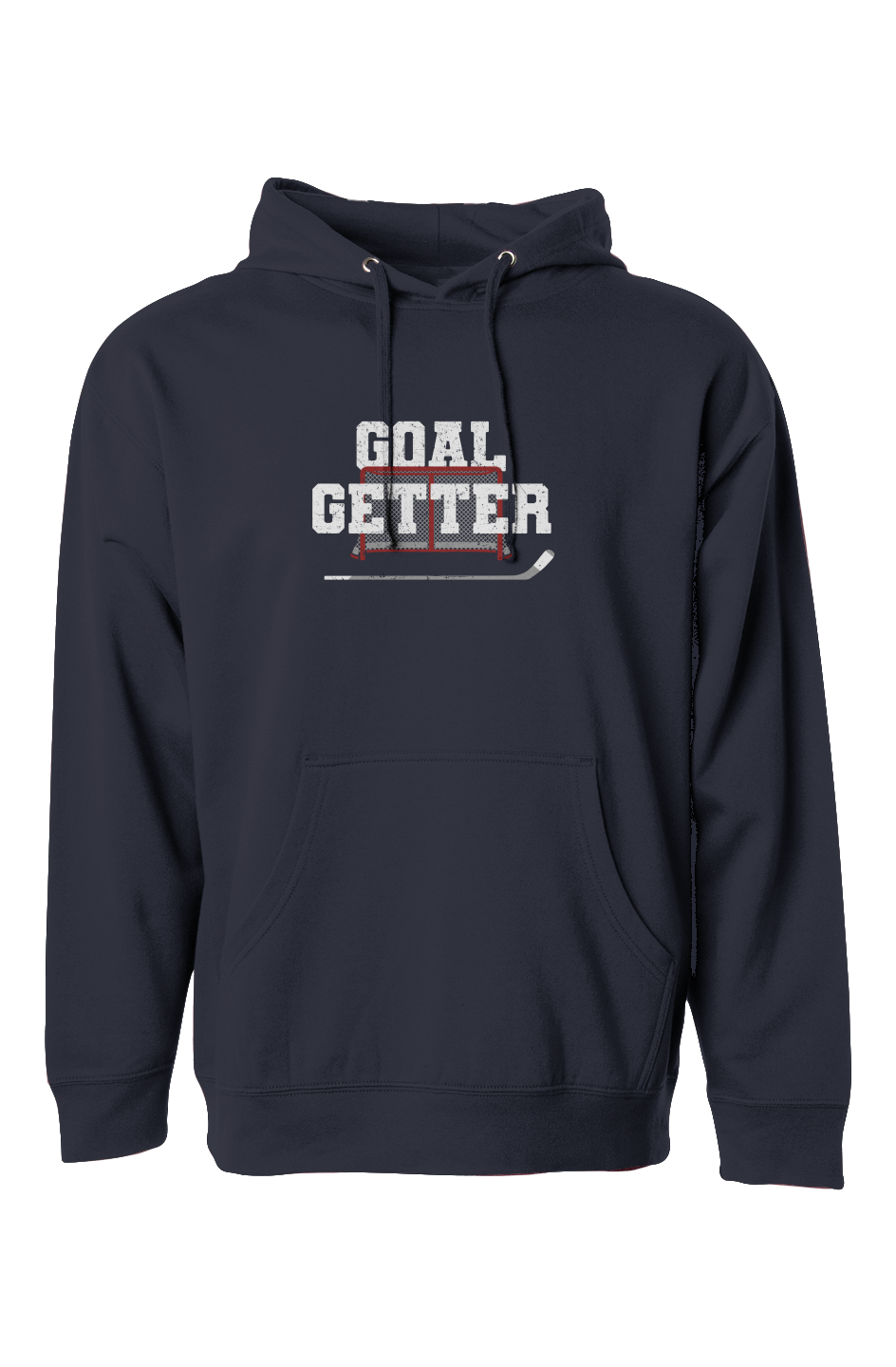 The Bench Boss Goal Getter Hoodie Navy Blue | Barn Garb Hockey Threads